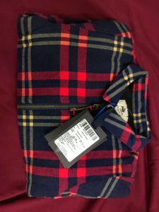 Kids Plaid Bomber Jacket