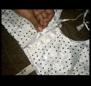 Sparkly White Party Dress