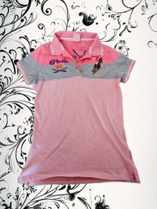 Polo Ralph Lauren Pink Striped Pol