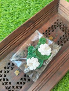 Handmade Floral Crochet Earrings