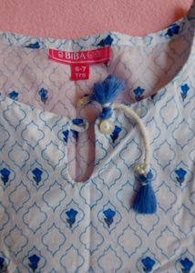 Biba Kurta And Leggings Set- 5 To 6 Years