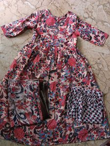 Beautiful cotten women kurti with Dupatta &amp; Bottom