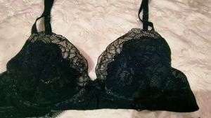 H&amp;M Black Lace Push-Up Bra