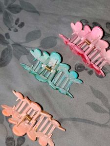 Flower Hair Clips Set