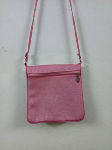 Pink Rhinestone Sling Bag