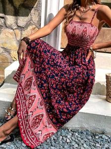 SHEIN Boho Beach Maxi Dress