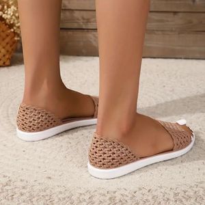 Stylish Woven Flat Sandals
