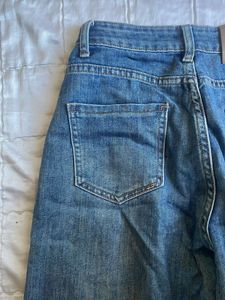 Wide Leg Denim Jeans
