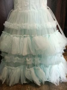 Stunning Ruffled Tulle Gown