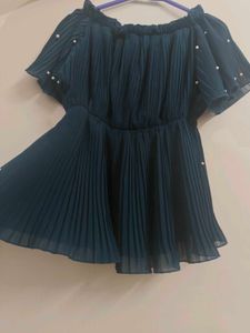 Elegant Teal Kurta Palazzo Set