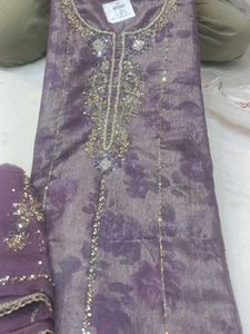 Elegant Purple suit Set
