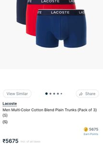 Lacoste Brand new   - Red L size & XL avilabl