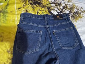 Classic Dark Wash Denim Jeans