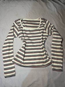 Striped Long Sleeve Top