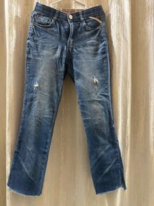 Tony Black+ Vintage Wash Bootcut Jeans