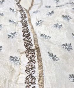 Elegant Embroidered Indian Sharara Suit Set