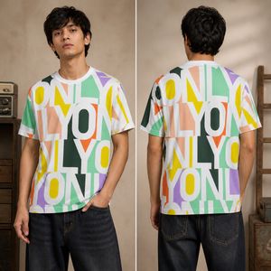 SQUARE Allover Logo Graphic Tee