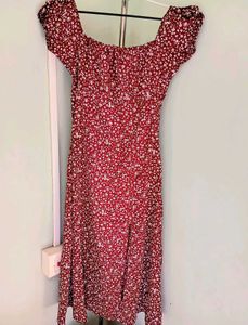 Brand New Women Floral Print A-line Dress