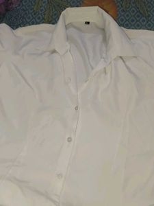 Classic White Button-Down Shirt