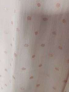Sheer Ruffle Dot top