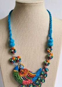 Handmade Peacock Necklace