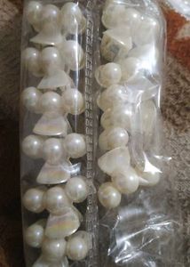 10 pc.Pearl Accent Hair Clips