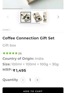 Brillare Coffee Connection Bath &amp; Body Care Set