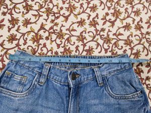 Girl's Blue Denim Jeans 13-14y
