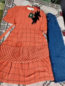 Women New A Line Dresses 👗 With Belt Bottom