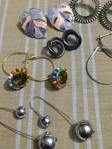 Assorted Dangle &amp; Stud Earrings Set