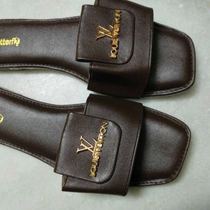 Stylish Brown Flat Sandals FIXED PRICE