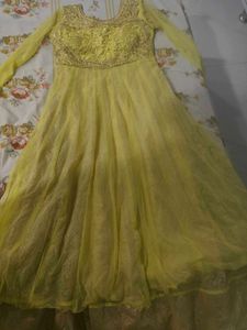 Beautiful Yellow Ethnic Gown