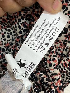 Brand New Animal Print Girls Dress 6-9 Yrs