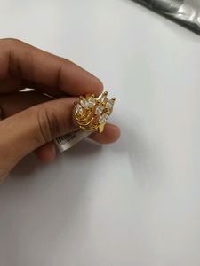 beautiful AD stone ring size around 18