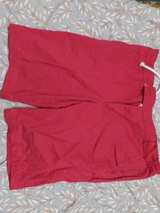 Red Bermuda Shorts