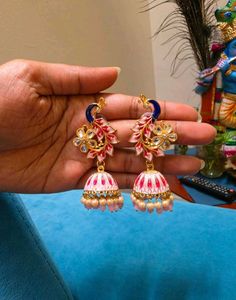 Beautiful Peacock Jhumka Earrings