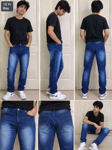 Classic Blue Denim Jeans for Boys
