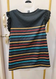 Striped Sleeveless Top