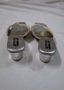 Sparkling Embellished Wedge Sandals