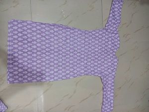 Lavendar Kurta And Pant Set