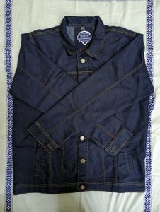 New Navy Blue Denim Jacket