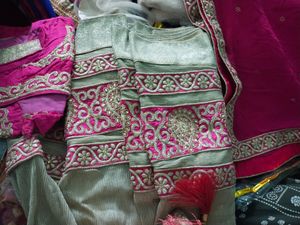 Embroidered Indian Wedding Outfit