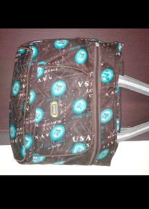 Buy1Get1 Color Block Canvas Tote Bag