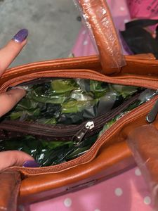 Elegant Faux Leather Handbag