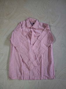 Men's Pink Long Sleeve Shirt