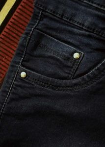 Trendy High-Waist Knee-Length Denim for Women