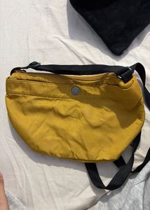 Uniqlo Mini Crossbody Bag Mustard Yellow