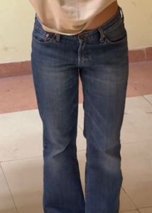 Blue Bootcut Denim Jeans