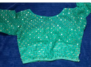 A Mirror Work Blouse-Free SIZE -Unused