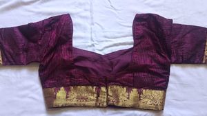 Vibrant mustard Yellow and grape dhavani